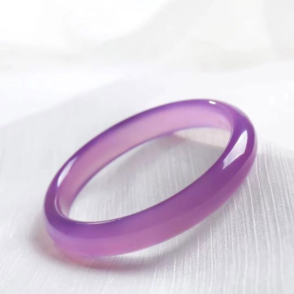 Violet-violet agate bracelet-226 - Image 2