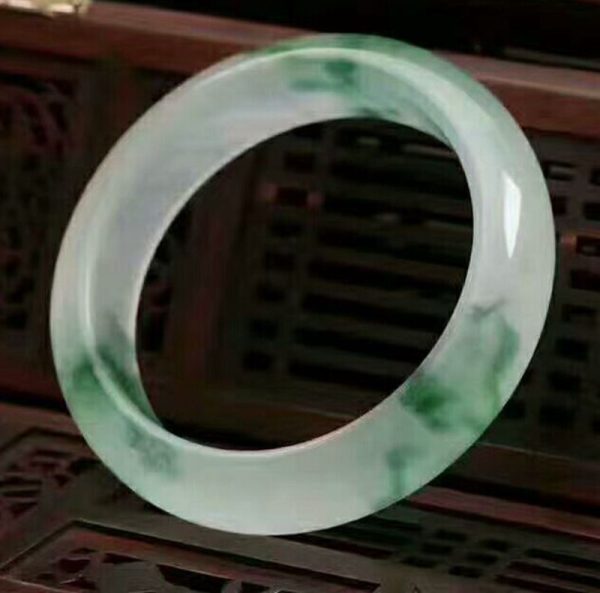 Fusion Natural Jade Bangle Bracelet - Image 3